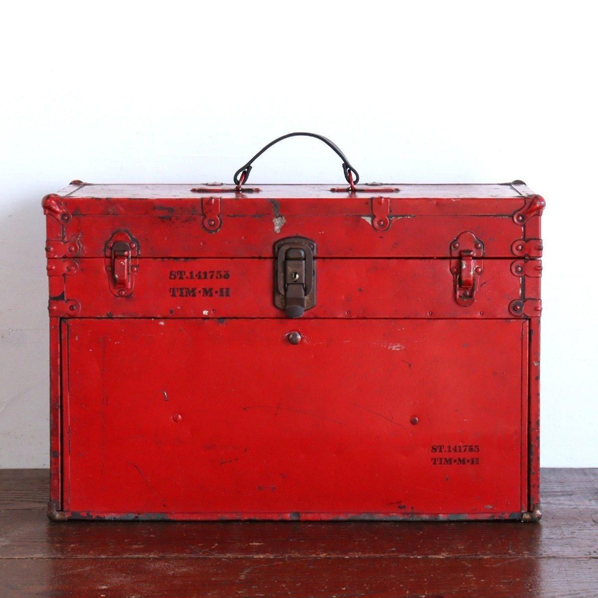 ヴィンテージ ツールボックス 工具入れ -通販-ローズボールアンティークス