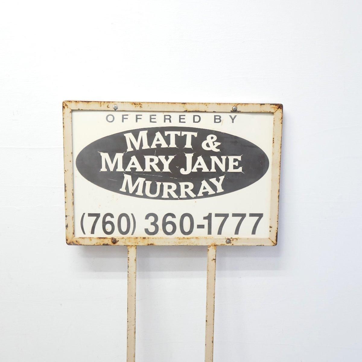 ヴィンテージ 立て看板 アメリカ メタル製 -通販-ローズボール