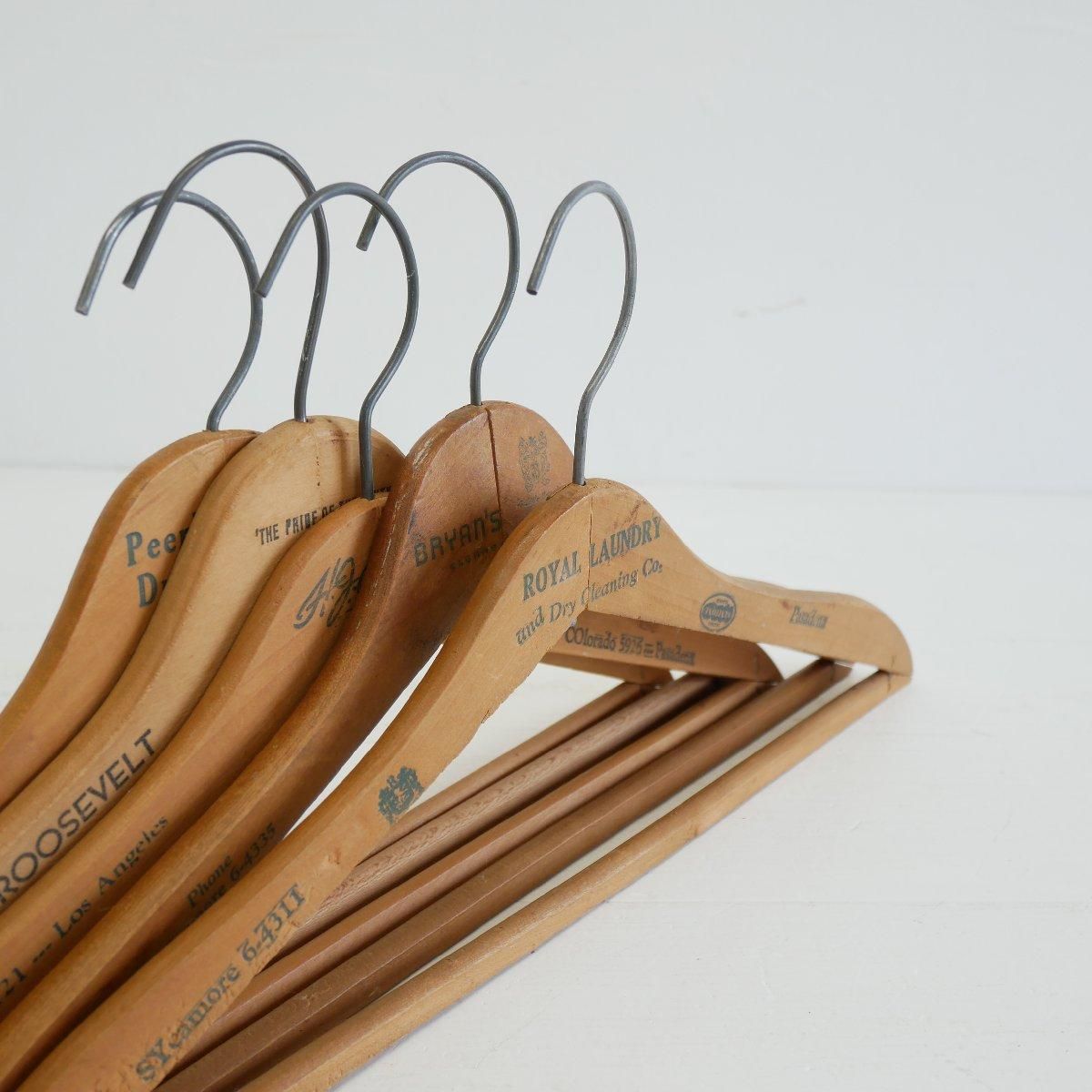 木製ハンガー アメリカ アンティーク ヴィンテージ 店舗什器