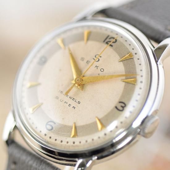 セイコー SEIKO・手巻き・1956年製[ラウンドケース] アンティーク時計