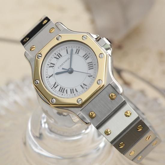 カルティエ Cartier｜サントスオクタゴンSM｜自動巻き・1980年代製