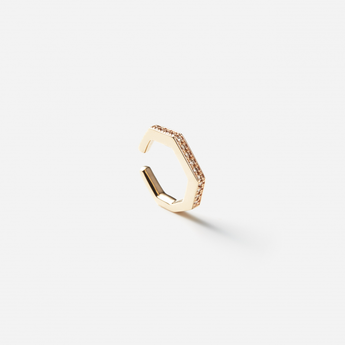 Hirotaka（ヒロタカ) Manhattan Octagoncut Ear Cuff | ダイヤモンド