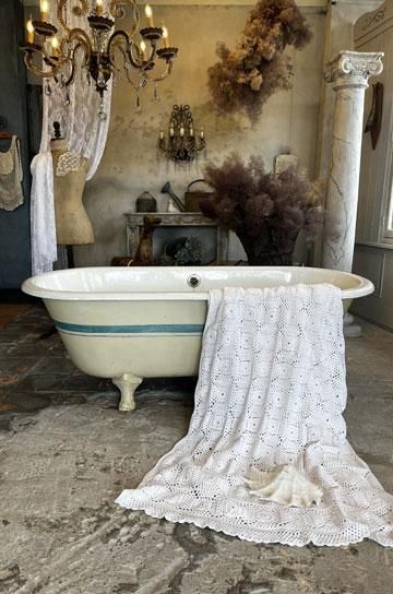 フレンチアンティークエナメルバスタブ【パディントン】｜アンティーク家具