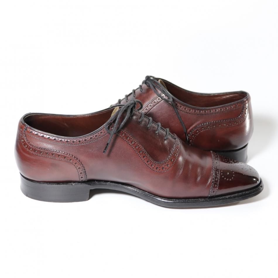 美品” CHEANEY（チーニー）× TOMORROWLAND別注 セミブローグシューズ