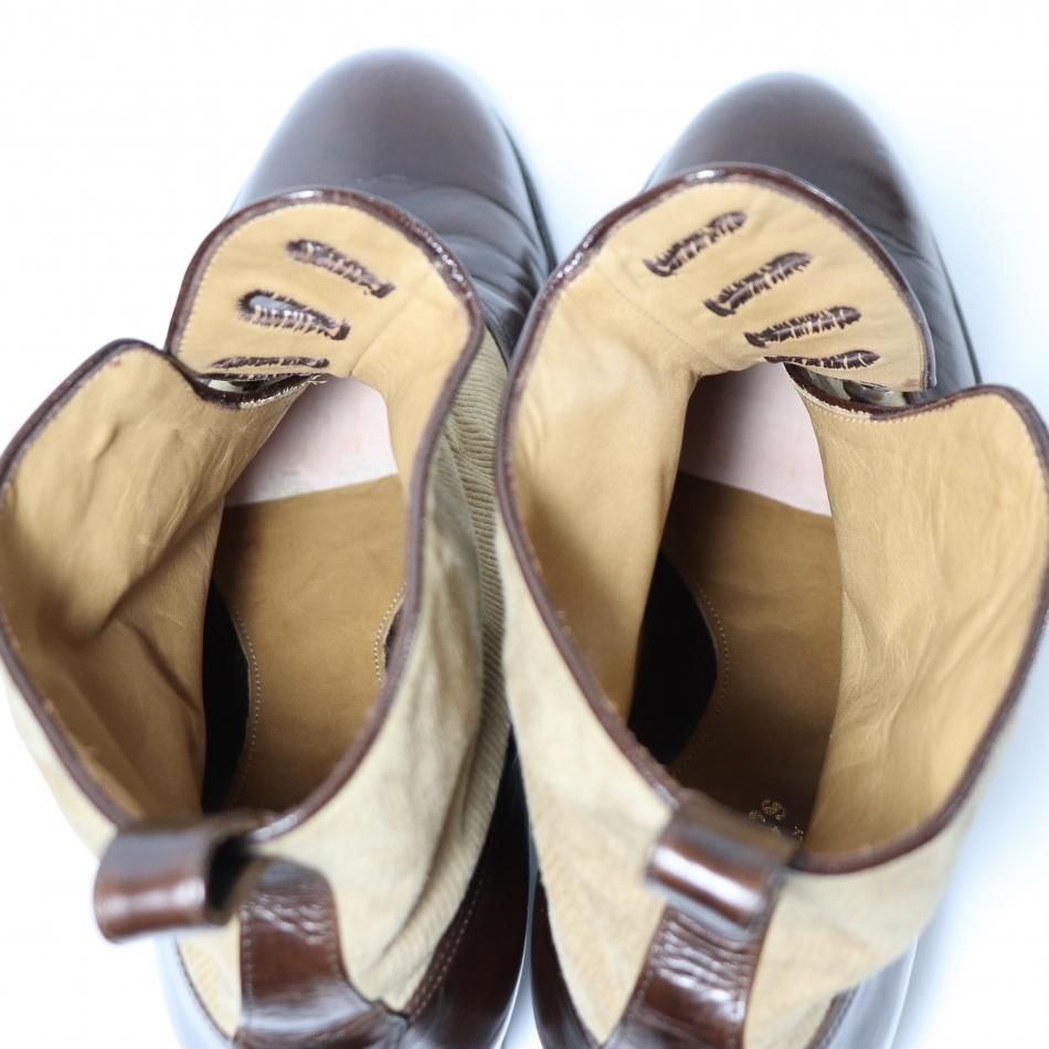 美品/希少品” Le Yucca's（レユッカス）ボタンブーツ Size:42 ダーク