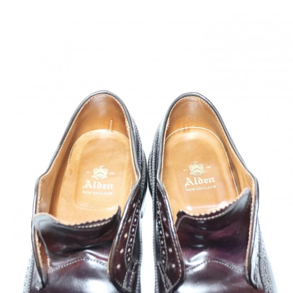 極美品” ALDEN（オールデン）975 コードバン ロングウイングチップ