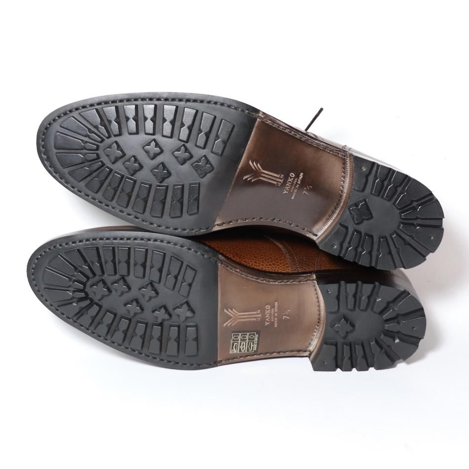 未使用品” YANKO（ヤンコ）Uチップ / スプリットトゥシューズ Size:7.5