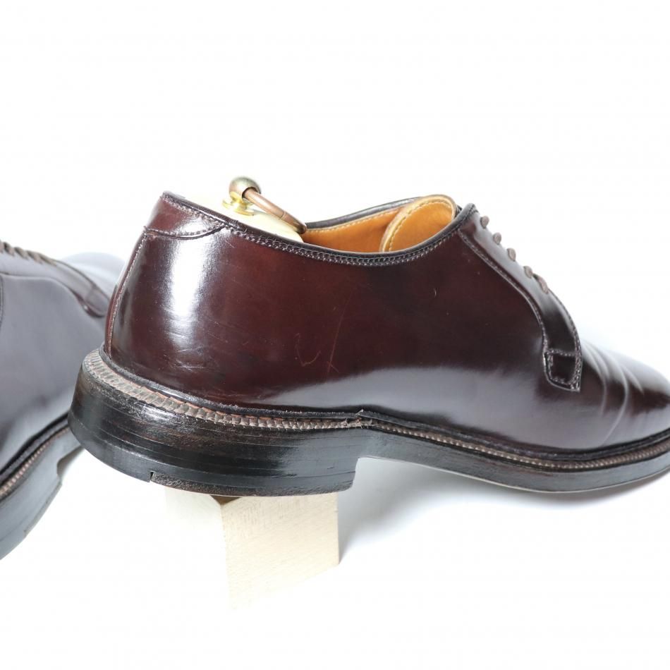 美品” ALDEN（オールデン）990 コードバン プレーントゥシューズ US7.5