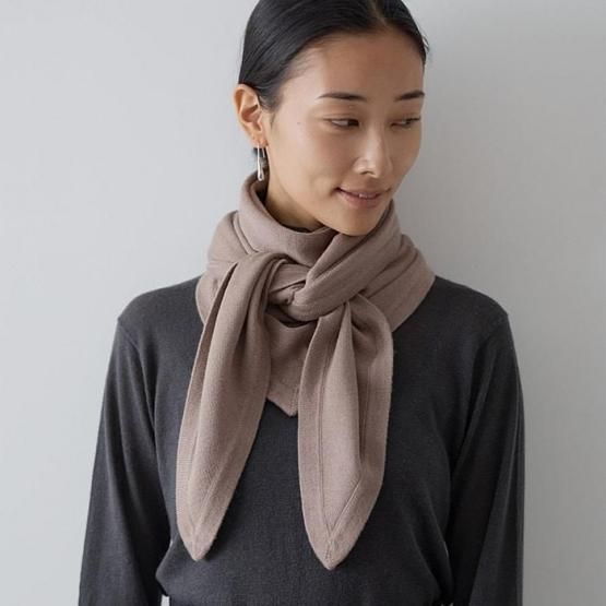 DRESS HERSELF オンライン トライアングルストール/シルクカシミヤ