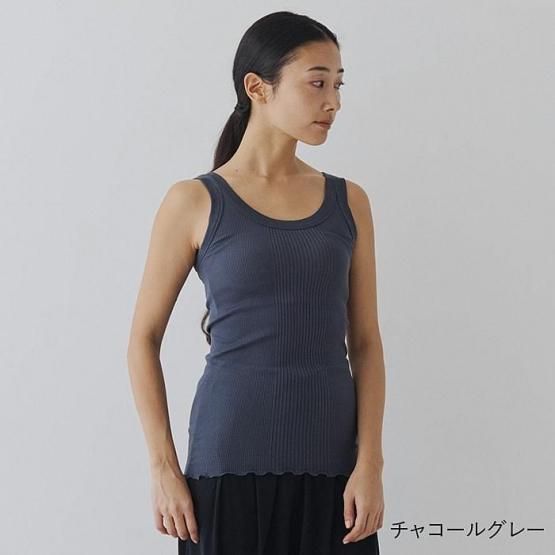 究極の優しい着心地 シルクリブ100%インナー【DRESS HERSELF/ドレス