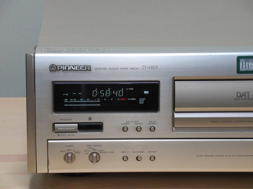中古】 PIONEER DATデッキ D-HS5 【送料無料】 - 中古 カセットデッキ