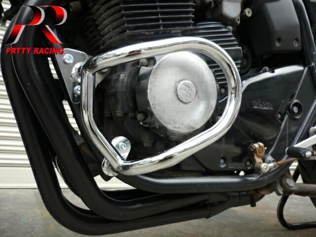 XJR400（4HM) メッキエンジンガード