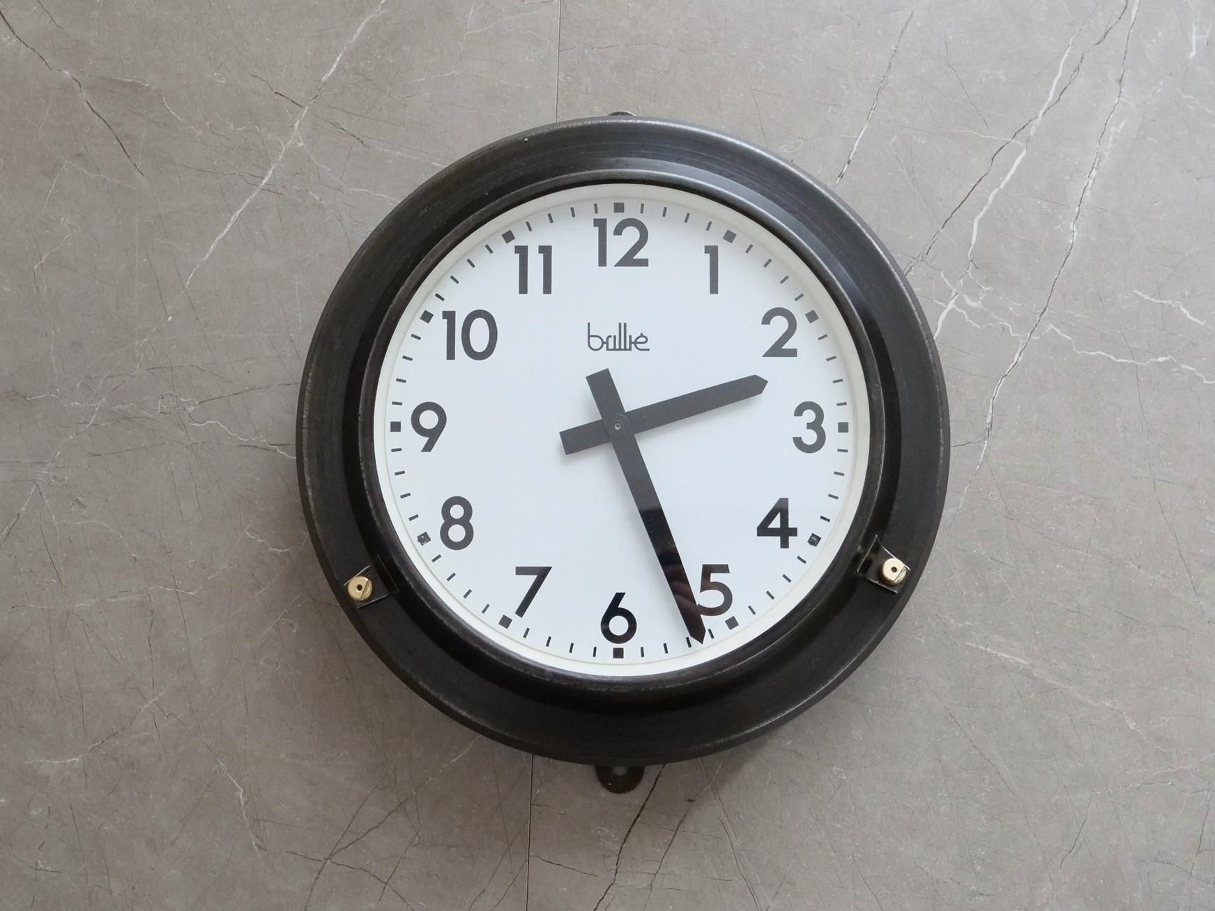 フランス BRILLIE 大型CLOCK 壁掛け時計