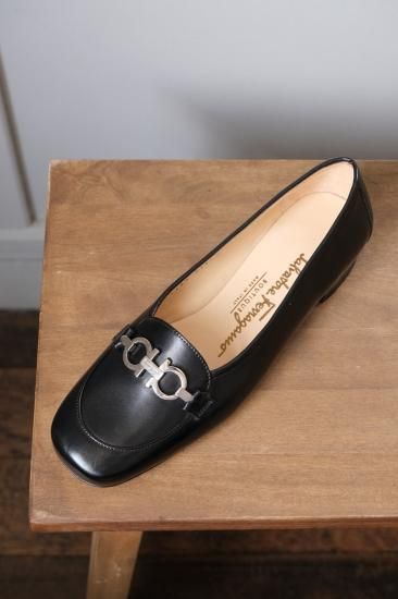 フェラガモ SCHOOL | ブラック サイズ5 1/2 lamadri