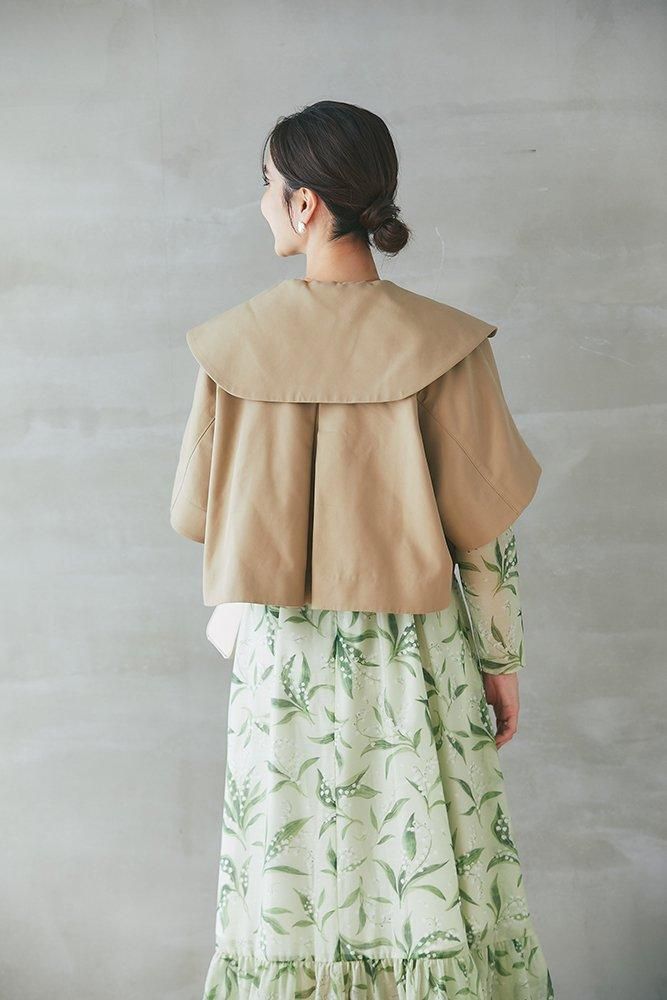 20％off】ダブルブレストショートジャケット(ベージュ) - seventen