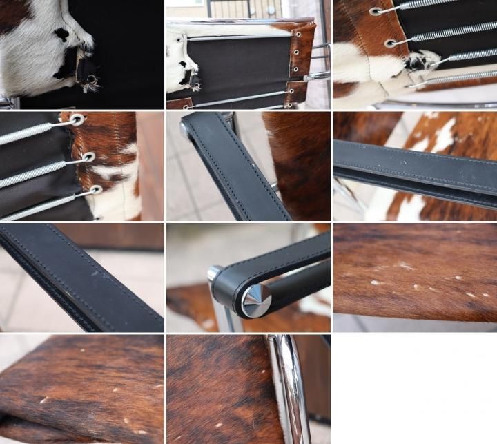 ル・コルビュジエ◇LC1◇ハラコ◇スリングチェア◇モダン◇バスキュ