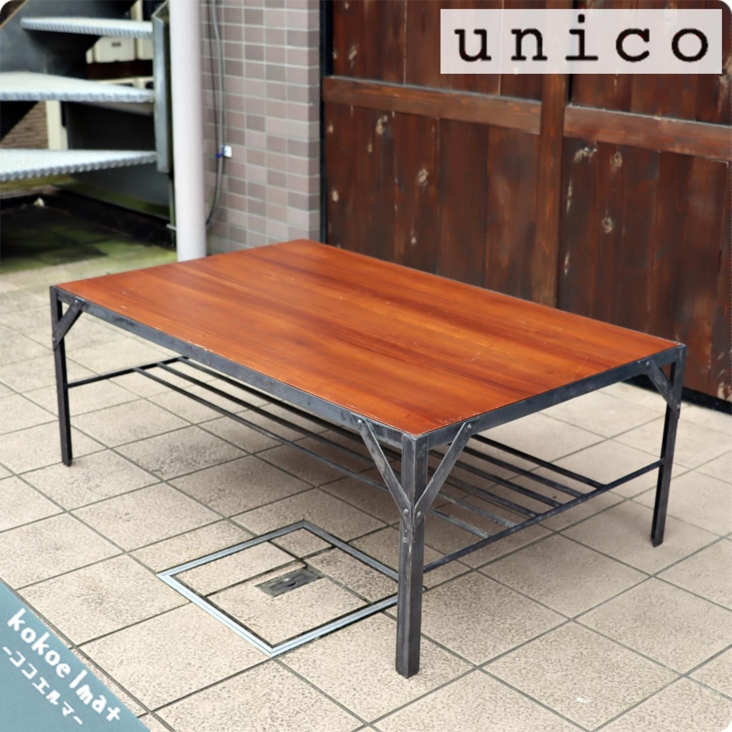 unicoウニコ□LUMBER-miniランバーミニ センターテーブルAVボード