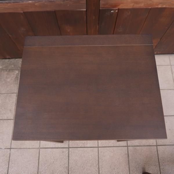 稀少なタモ材を使用した無印良品(MUJI)のドレッサー/スツールです