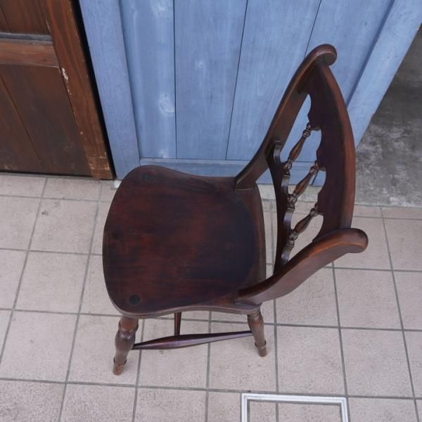 松本民芸家具のクラシックなダイニングチェアー【＃49A型 ワイコム