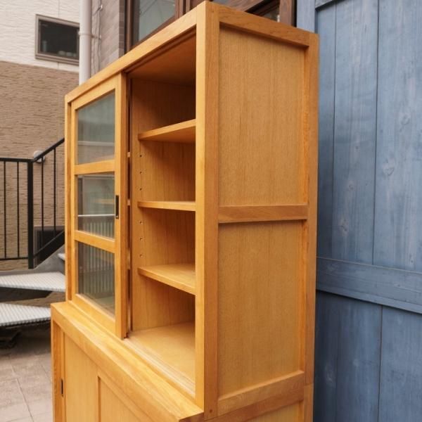 CRASH GATE( クラッシュゲート)のTEST(テスト) オーク材の2面食器棚