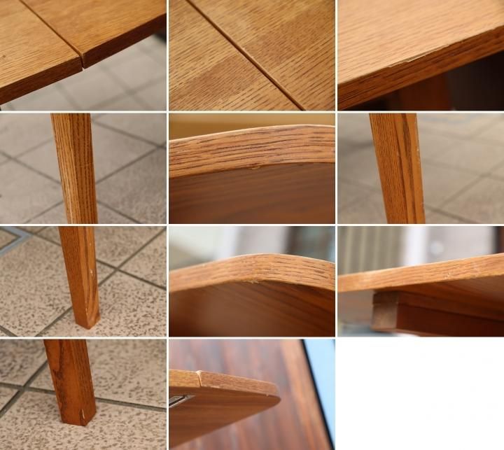 unico（ウニコ）のKURT（クルト）バタフライテーブル。オーク材の