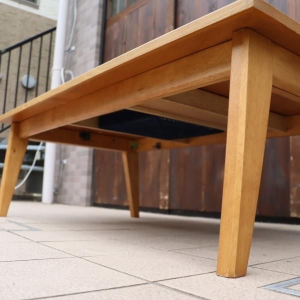 unico(ウニコ)のKNOD(ノッド)こたつテーブルです。木のナチュラルな