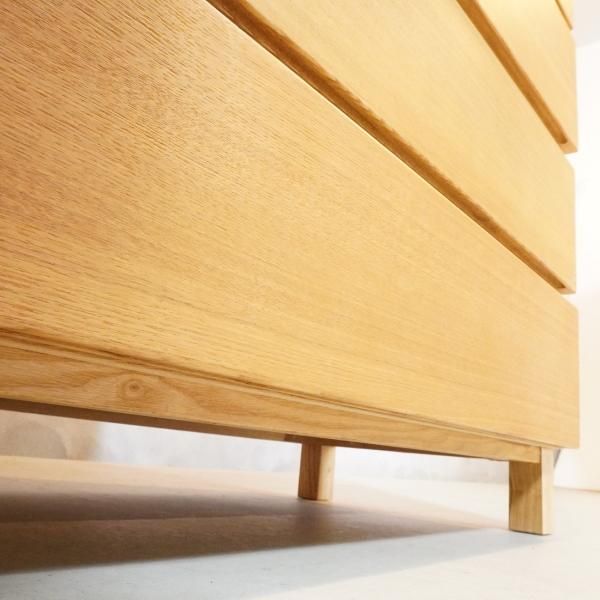 稀少な無印良品(MUJI)の木製チェスト6段ワイド・タモ材です