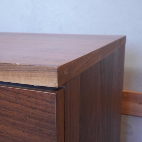 値下げ/無印良品(MUJI)のウォールナット材 AVラックです！シンプルなTV