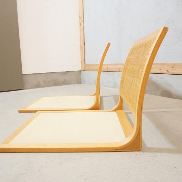 天童木工(TENDO)の原好輝デザインの座椅子/T-5559-ST 2脚セットです