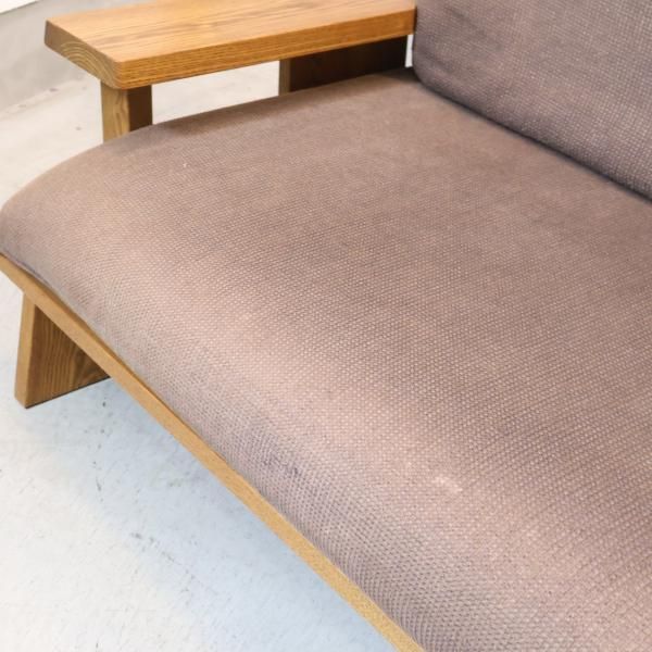 HAYAMA GARDEN(葉山ガーデン)のICHIMOKU タモ材 3Pソファ。落ち着きの