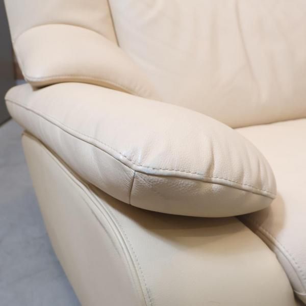 karimoku(カリモク家具)のdirettore(ディレトーレ)シリーズの本革 3人