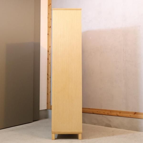 人気の無印良品のタモ材 木製収納です！！シンプルなデザインは本棚