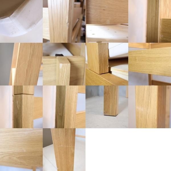 人気の無印良品(MUJI)のオーク材セミシングルハイベッド/マットレス