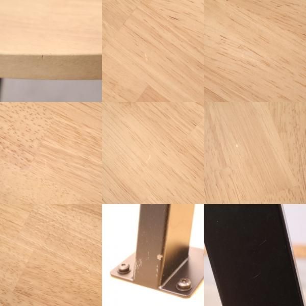 Kanademono(かなでもの)の人気シリーズTHE CAFE TABLE 天然木×ブラック