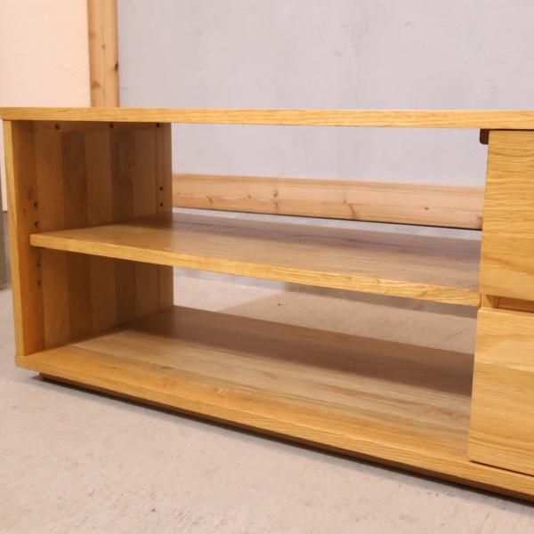 人気の無印良品(MUJI)のオーク無垢材 AVラック！！シンプルなTVボード