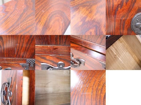 岩手の伝統工芸家具、岩谷堂箪笥 欅材を使用した漆塗り茶棚です。桐