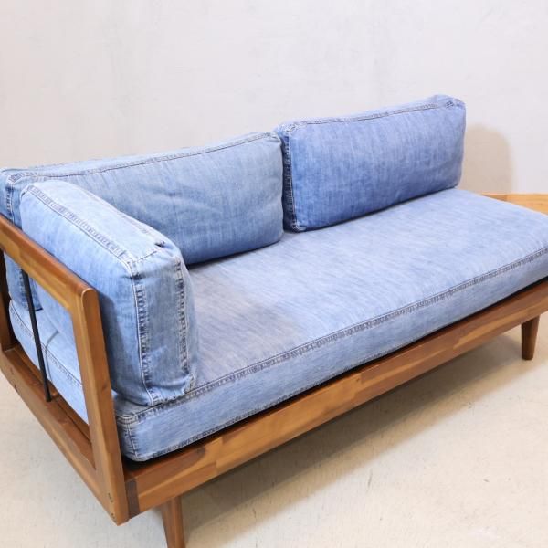 unico(ウニコ)のSWELLA(スウェラ) ベンチアーム/デニム。天然木の