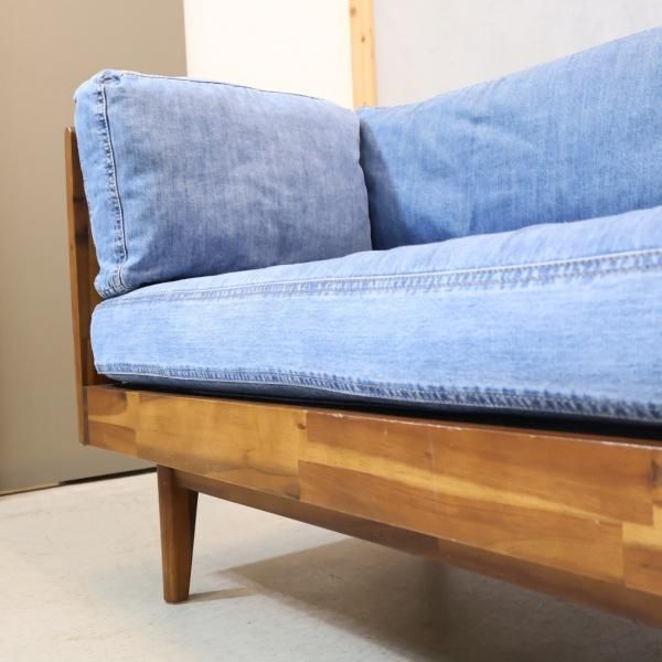 unico(ウニコ)のSWELLA(スウェラ) ベンチアーム/デニム。天然木の