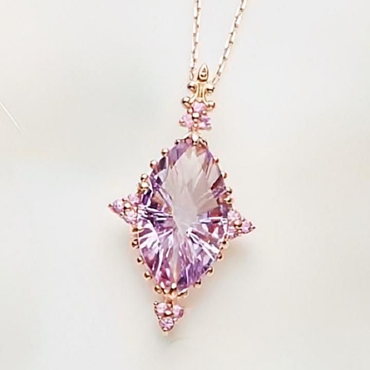 18K PG ローズドフランスデザインペンダントトップ - 東京ジュエリー