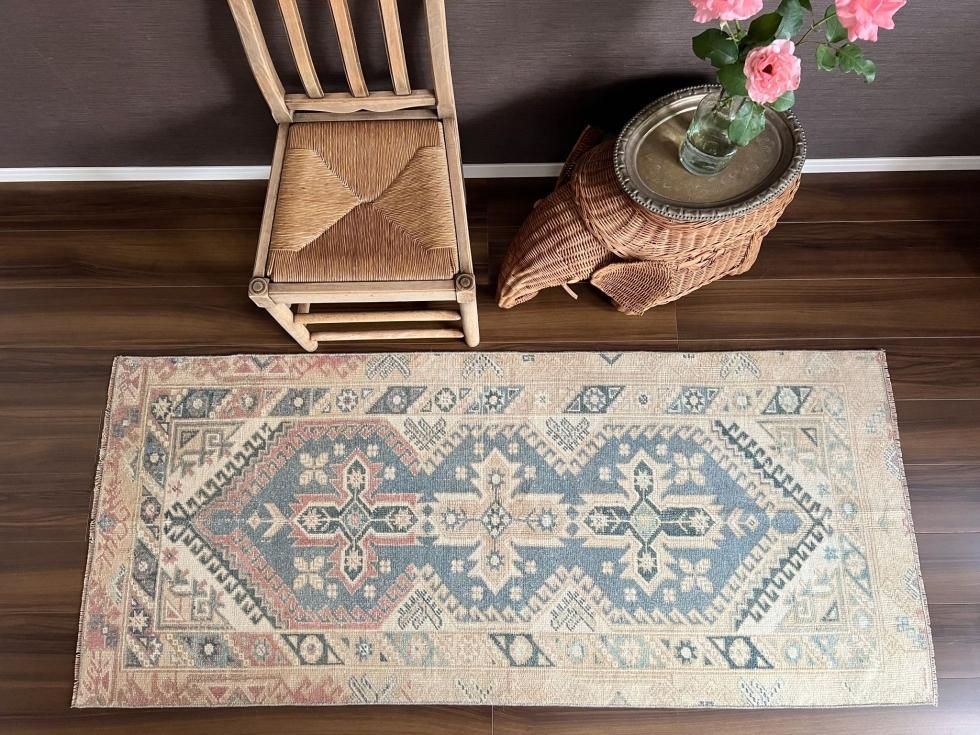 ヴィンテージターキッシュラグ オーバーダイラグ トルコラグ