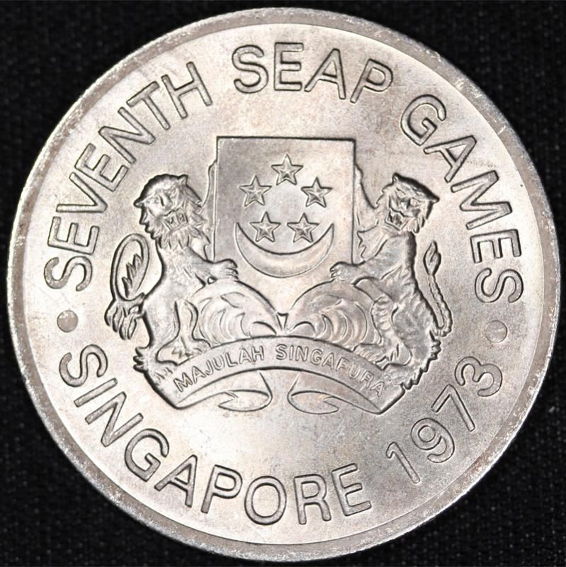 セピアさん【40枚セット】幸運を呼ぶ シンガポールドル 1ドル 硬貨