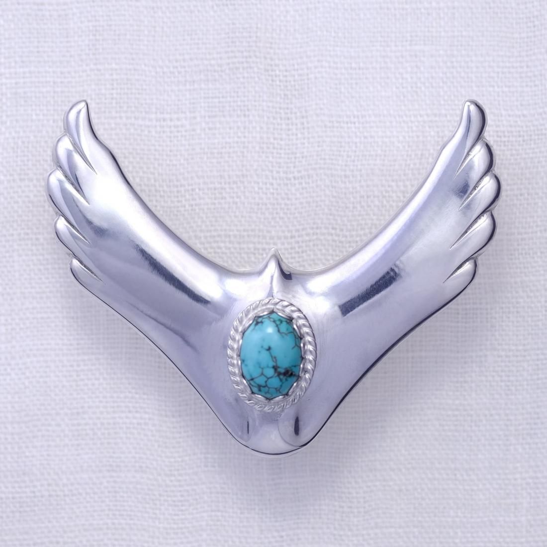 フェザージュエリー イーグル大＋ターコイズ10*14 【 STUDIO T&Y