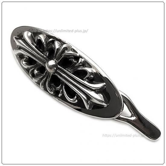 クロムハーツ（Chrome Hearts）ヘアバレッタ フローラルクロス（クロム