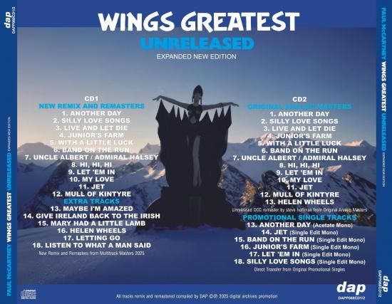 PAUL McCARTNEY / WINGS GREATEST UNRELEASED : EXPANDED NEW EDITION