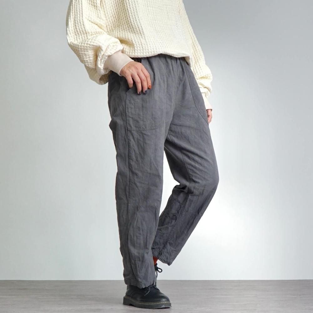 スッキリサルエルパンツ｜グレー - UZUiRO/公式オンラインショップ