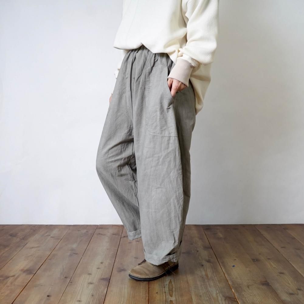 バルーンパンツ/カーキ/三河織物