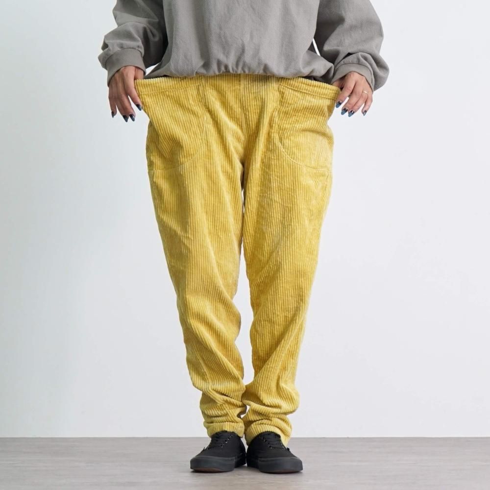 麻柄バルーンパンツ/生成り/三河木綿 刺し子織