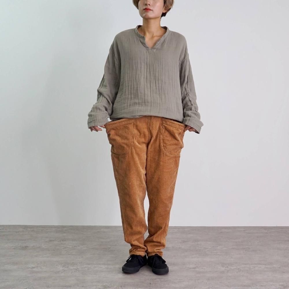 コーデュロイキャンプワークパンツ/ブラウン/遠州織物 | 柔らかい素材