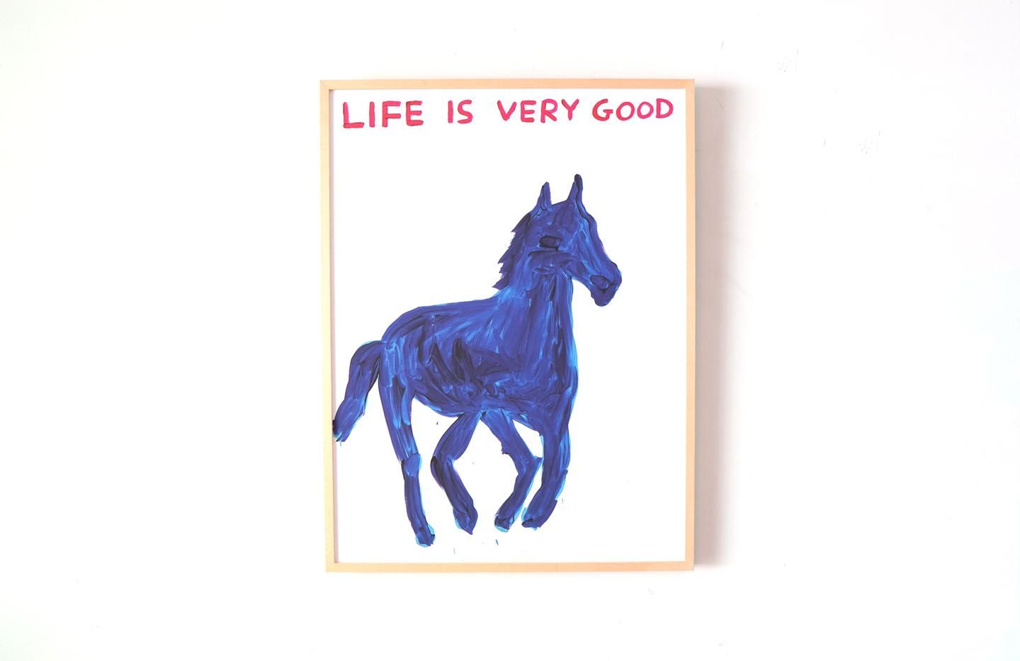 David Shrigley / LIFE IS VERY GOOD - イラスト ポスター - 輸入