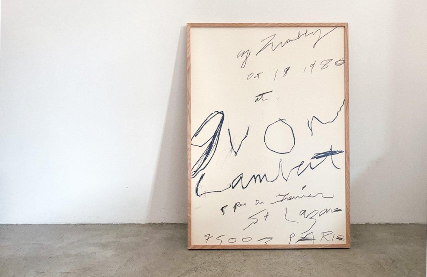 Cy Twombly / Galerie Yvon Lambert, 1980 - サイ・トゥオンブリー